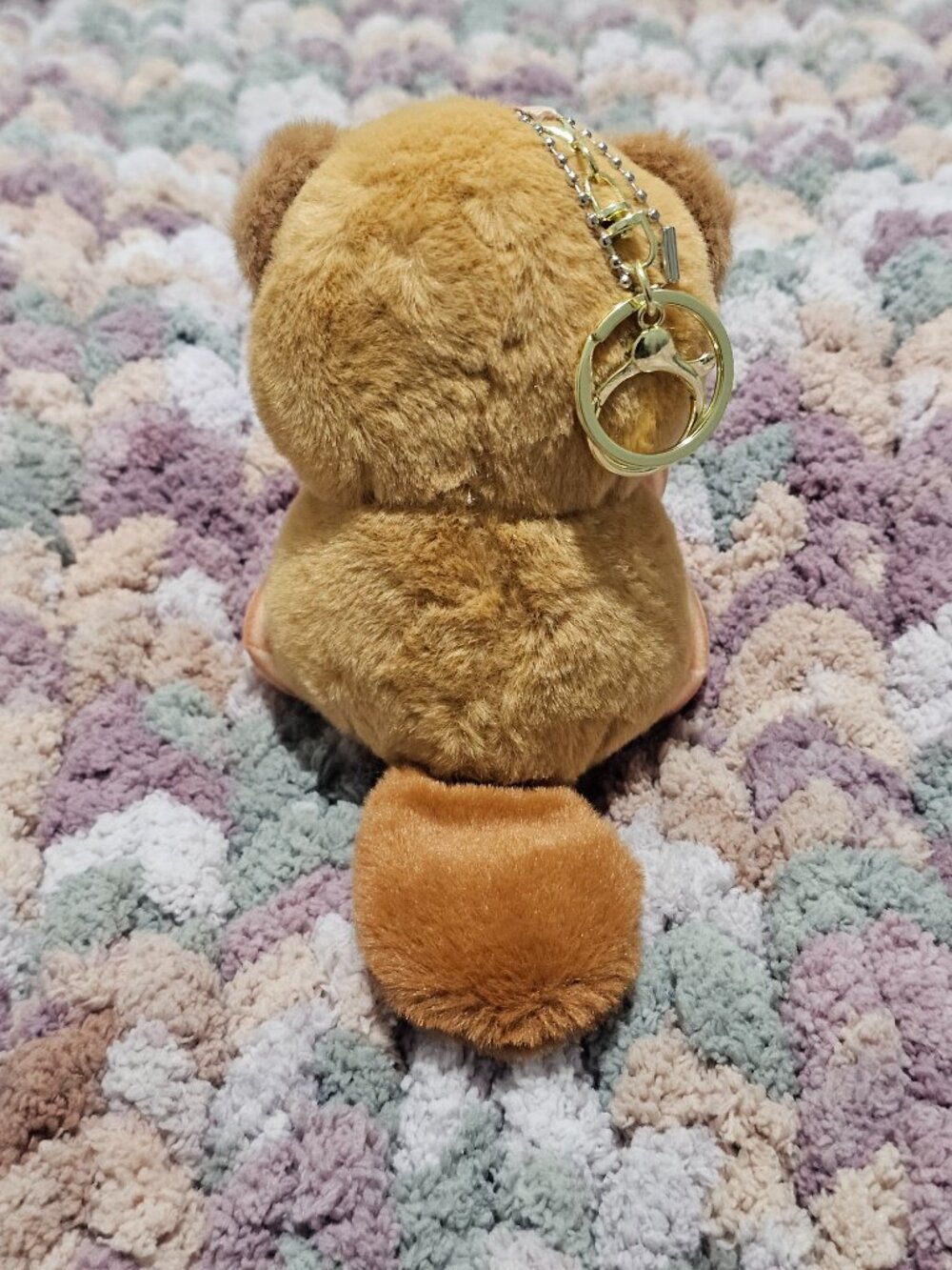 mofusand Animal Costume Series Bear Kuma-Nyan Plush Keychain - Picture 5 of 7